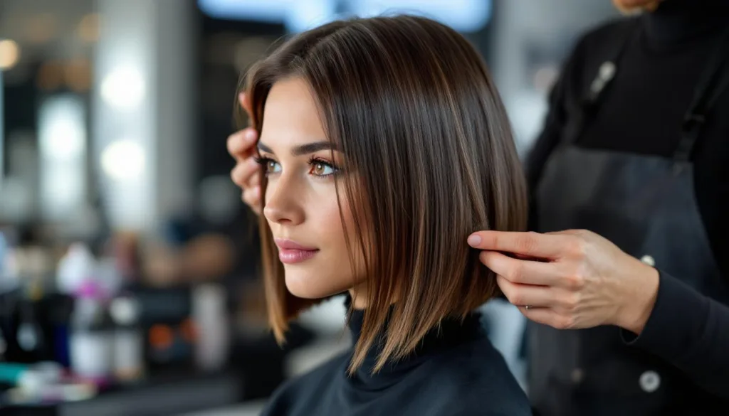 ein friseur erklärt, warum dünnes haar den kurzen bob schnell platt macht und gibt tipps, wie sie volumen und styling den ganzen tag behalten können.