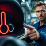 ein mechaniker erklärt klar, warum dieses symbol am armaturenbrett sofortiges anhalten erfordert, um größere schäden am fahrzeug zu verhindern.