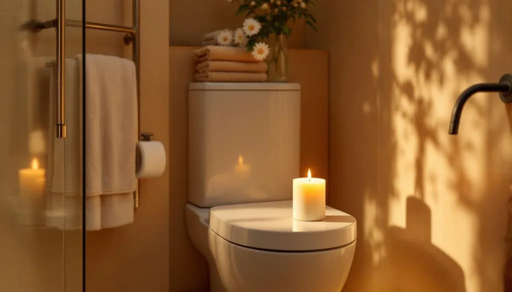 eine hausfrau erklärt, warum sie jeden monat eine kerze mit auf die toilette nimmt – erfahren sie das überraschende geheimnis hinter dieser gewohnheit.