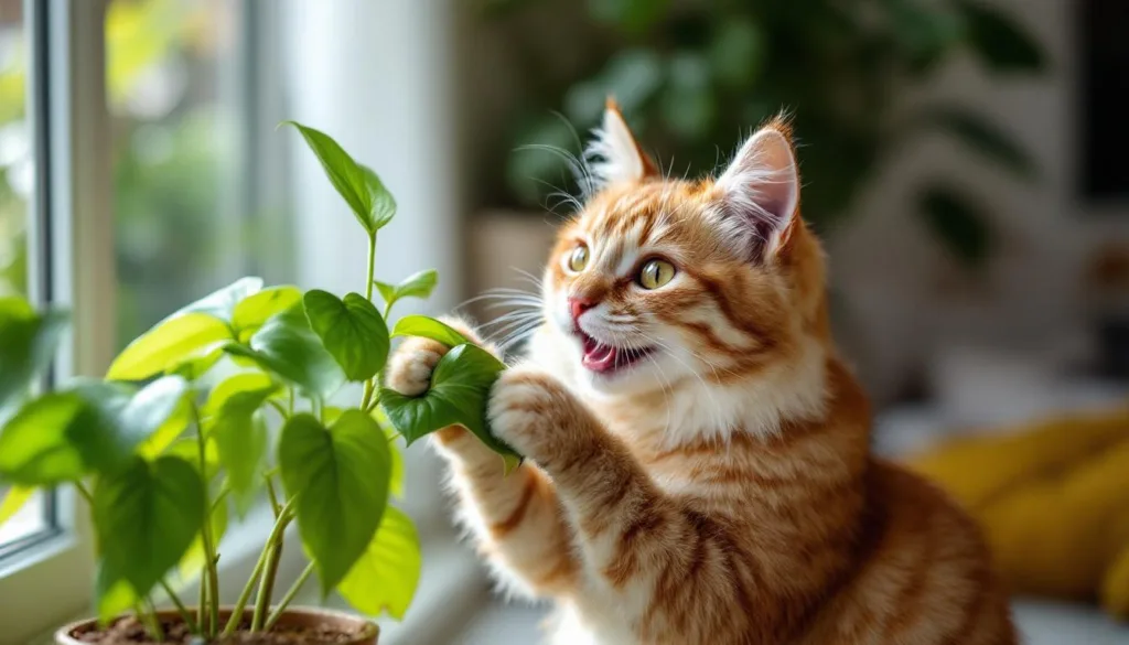 entdecken sie die überraschende wahrheit über ihre katze und wie sie mit ihrer zimmerpflanze umgeht – eine faszinierende geschichte nach 2 jahren gemeinsamer zeit.