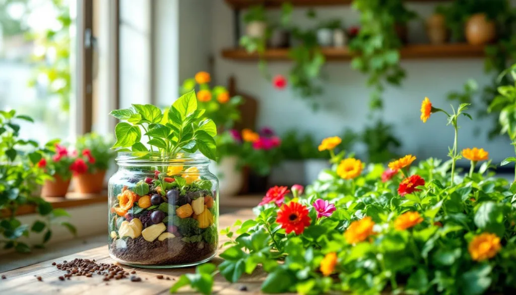 entdecken sie, wie das sammeln von küchenabfällen über 2 wochen ihre pflanzen zum explodieren bringt – nachhaltige tipps für einen grünen daumen.