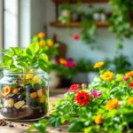 entdecken sie, wie das sammeln von küchenabfällen über 2 wochen ihre pflanzen zum explodieren bringt – nachhaltige tipps für einen grünen daumen.