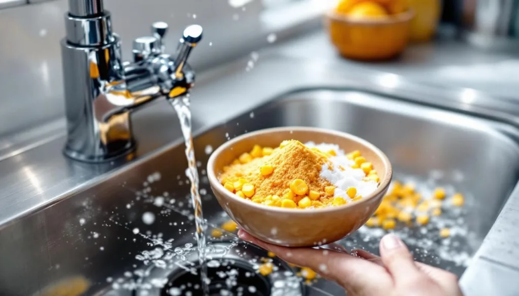 ohne klempnerkosten: mit nur einer einfachen küchenzutat das abflussproblem schnell und effektiv lösen.