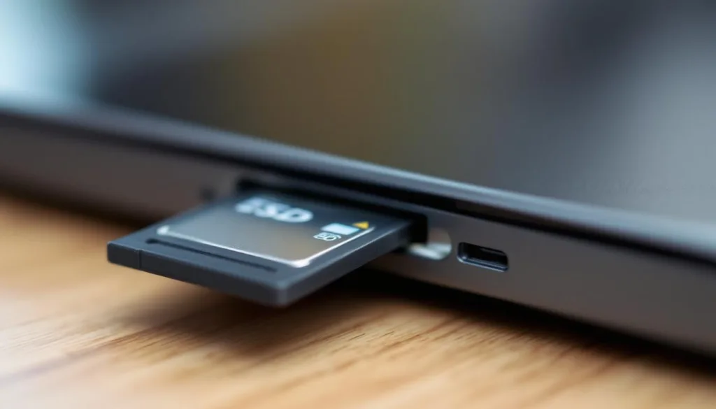 entdecken sie den verborgenen zweck dieses sd-kartenschlitzes, der weit mehr kann als nur fotos zu speichern – eine überraschende funktion erwartet sie.